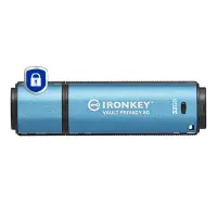 Kingston Technology IronKey Vault Privacy 50 USB-välkmälu 32 GB USB tüüp A 3.2 Gen 1 (3.1 Gen 1) Must, Sinine – pilt 7