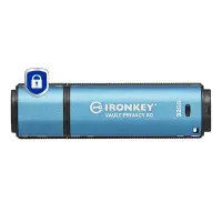 Kingston Technology IronKey Vault Privacy 50 USB-välkmälu 32 GB USB tüüp A 3.2 Gen 1 (3.1 Gen 1) Must, Sinine – pilt 8