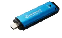 Kingston Technology IronKey Vault Privacy 50 USB-välkmälu 32 GB USB tüüp-C 3.2 Gen 1 (3.1 Gen 1) Must, Sinine – pilt 4