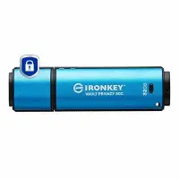 Kingston Technology IronKey Vault Privacy 50 USB-välkmälu 32 GB USB tüüp-C 3.2 Gen 1 (3.1 Gen 1) Must, Sinine – pilt 12