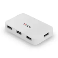 Lindy 43143 jaotur USB 3.2 Gen 1 (3.1 Gen 1) Type-A 5000 Mbit/s Valge – pilt 7