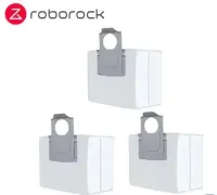 Vacuum Cleaner Accessory|ROBOROCK|Disposable Dust Bag 3pcs|White|For OC0/Q70+/Q70 Max+/OC5/Q75+/Q75 Max+/Q55+/O35/S75 MaxV Ultra/S70 Pro Ultra/S80 Pro Ultra/S85 Pro Ultra/OC0-D/S80+/Q80 Max+/OC5-D/S85+/Q85 Max+/Q55 Pro+/S70 Max Ultra/S75 Max Ultra/Q55 Max+/Q55 DuoRoller+|8.02.0131