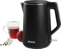 Gorenje | Kettle | K15DWBK | Electric | 2200 W | 1.5 L | Stainless steel | 360° rotational base | Black – pilt 5
