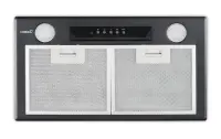 CATA | Hood | GT-PLUS 45 BK /M | Canopy | Energy efficiency class C | Width 60 cm | 645 m³/h | Mechanical control | LED | Black