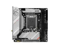 MSI | MPG B760I EDGE WIFI | Processor family Intel | Processor socket  LGA1700 | DDR5 DIMM | Memory slots 2 | Supported hard disk drive interfaces SATA, M.2 | Number of SATA connectors 4 | Chipset Intel B760 | Mini-ITX