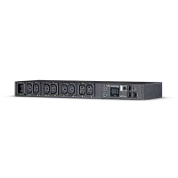 CyberPower PDU41005 toitejaotuskomponent (PDU) 8 vahelduvvoolu kontakt 1U Must