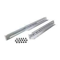 CyberPower | 4POSTRAILKIT1832 Rackmount Rail Kit | Adjustable Rails: Extend from 18.5” to 29” for proper fit with various sizing requirements; 4-Post Mounting: Secures equipment at both the front and back of the rack; Mounting Hardware: Sixteen (16) M5 x 12 screws are included to secure the rails to each post