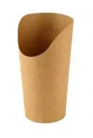 Friikartuli korv KRAFT, papp, D 6 cm, H 13,5 cm, 50 tk