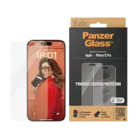 PanzerGlass | Screen Protector | iPhone | iPhone 15 pro | Tempered glass | Clear
