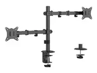 GEMBIRD Adjustable desk mounted double