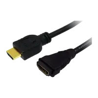 Logilink | HDMI Cable Type A Male - HDMI Type A Female | CH0056 | HDMI Type A Female | HDMI Type A Male | HDMI to HDMI | 2 m