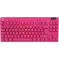 LOGITECH G PRO X TKL LIGHTSPEED Mechanical Gaming Keyboard - MAGENTA - US INT'l - TACTILE