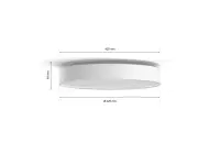 Philips Hue Enrave L ceiling lamp white | 33.5 W | White Ambiance 2200-6500 | Bluetooth