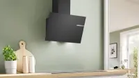 Bosch | Hood | DWK65DK60 | Wall mounted | Energy efficiency class A | Width 59 cm | 430 m³/h | Electronic control | LED | Black – pilt 2