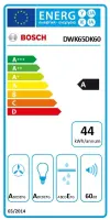 Bosch | Hood | DWK65DK60 | Wall mounted | Energy efficiency class A | Width 59 cm | 430 m³/h | Electronic control | LED | Black – pilt 4