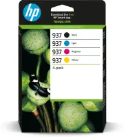 HP 937 CMYK Original Ink Cartridge 4-Pac