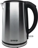 Gorenje | Kettle | K15DWS | Electric | 2200 W | 1.5 L | Stainless steel | 360° rotational base | Stainless Steel
