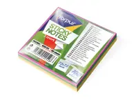 Z-märkmepaber FORPUS 75 x 75 mm, Neon Mix, 100 lehte (kogus 2 tükki)