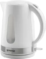 Gorenje | Kettle | K17WE | Electric | 2200 W | 1.7 L | Plastic/Metal | 360° rotational base | White