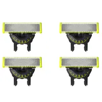 Philips | Replaceable Blade (4 pcs) | OneBlade QP440/50 | Black/Green