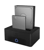 Raidsonic | Icy Box | IB-1232CL-U3 Dockingstation, 2x SATA 2.5" and/or 3.5" to 1x USB 3.2 Gen 1 Host + UASP