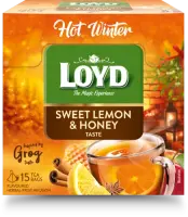 LOYD Puuviljamaitseline tee, Hot Winter, Sidruni ja meega , 15 x 3 g