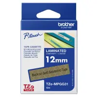 Brother | TZe-MPGG31 | Black On Gold Pattern | TZe – pilt 3