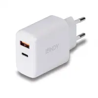 Lindy 73424 mobiilseadme laadija Universaalne Valge Vahelduvvool Kiirlaadimine Hoonesisene