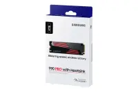 Samsung | 990 PRO with Heatsink | 4000 GB | SSD form factor M.2 2280 | Solid-state drive interface M.2 NVME | Read speed 7450 MB/s | Write speed 6900 MB/s