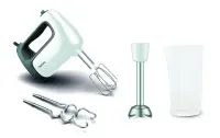 TEFAL | Hand Mixer | PrepMix+ HT462138 | Hand Mixer | 500 W | Number of speeds 5 | Turbo mode | White
