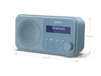 Sharp | Tokyo Digital Radio | DR-P420(BL) | Bluetooth | Wireless connection | Portable | Blue – pilt 7