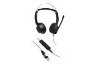 HP Poly Blackwire 5220 Stereo USB-C peakomplekt +3,5 mm pistik + USB-C / A adapter – pilt 5