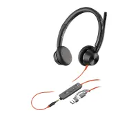 HP Poly Blackwire 3325 Stereo Microsoft Teamsi sertifitseeritud USB-C peakomplekt +3,5 mm pistik + USB-C / A adapter – pilt 5