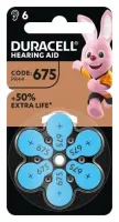 Patareid kuuldeaparaadile DURACELL 675 PR44, 6 tk