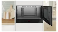 Bosch | Microwave Oven | BFR7221B1 | Built-in | 900 W | 21 L | Black – pilt 2