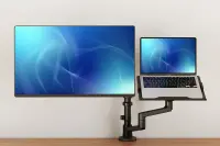 Neomounts DS20-425BL2 monitori kinnitus ja alus 68,6 cm (27") Laud Must