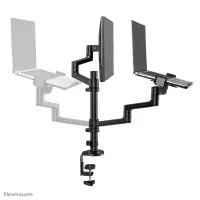 Neomounts DS20-425BL2 monitori kinnitus ja alus 68,6 cm (27") Laud Must – pilt 19