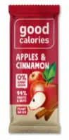 Energia datlibatoon GOOD CALORIES kuivatatud õunte, india pähklite ja kaneeliga , 35g (kogus 3 tükki)