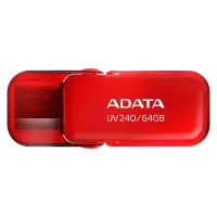 ADATA | USB Flash Drive | UV240 | 64 GB | USB 2.0 | Red
