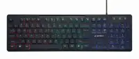 Gembird | "Rainbow" Backlight Multimedia Keyboard | KB-UML-02 | Keyboard | Wired | US | N/A | Black