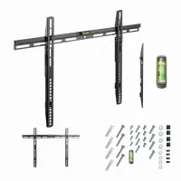 Gembird | Wall mount | WM-70F-02 | Fixed | 37-70 " | Black – pilt 2