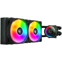 COUGAR Poseidon Elite ARGB 240 AiO Liquid Cooler, Black