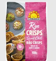 Rukkikrõpsud LINKOSUO Sweet Chilli 150g
