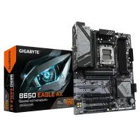 Gigabyte | B650 EAGLE AX | Processor family AMD | Processor socket AM5 | DDR5 | Supported hard disk drive interfaces M.2, SATA | Number of SATA connectors 4
