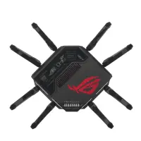 ASUS ROG Rapture GT-BE98 juhtmevaba ruuter 10 Gigabit Ethernet Quad-band (2.4 GHz / 5 GHz-1 / 5 GHz-2 / 6 GHz) Must – pilt 6
