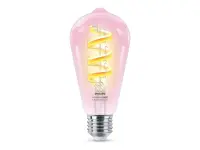 Philips Smart Philips Smart WiFi Filament Clear ST64 RGB | E27 | 6.3 W | Full colour