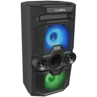 Speaker SVEN PS-650, black (50W, TWS, Bluetooth, FM, USB, microSD, LED-display, 4000mA*h)