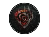 Genesis Tellur 400 Round Lava Floor Mat | Black