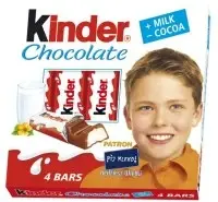 KINDER Piimašokolaad piimatäidisega 50g (kogus 4 tükki)