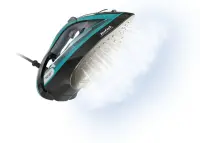 TEFAL | Ultimate Pure FV9844E0 | Steam Iron | 3200 W | Water tank capacity 350 ml | Continuous steam 60 g/min | Steam boost performance 250 g/min | Blue/Black – pilt 26
